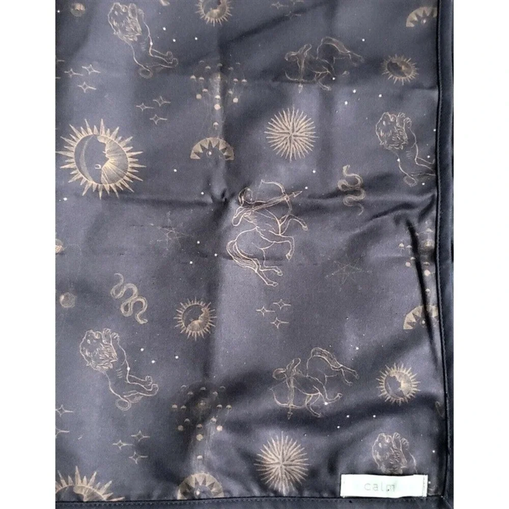 NWT Calme Astrology Print Yoga Towel+ Bag 40x70 114955
